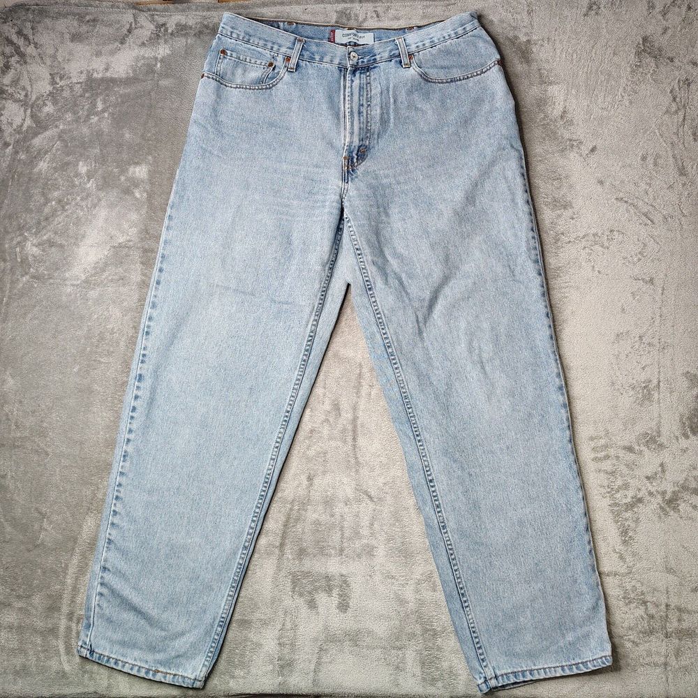 Vintage Levi's 560 Jeans Mens 38x34 Fit 37x33 Blue Comfort Fit Denim Y2K Western